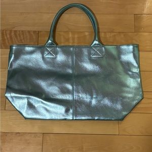 Vintage Shiny Blue Gap Beach/tote Bag